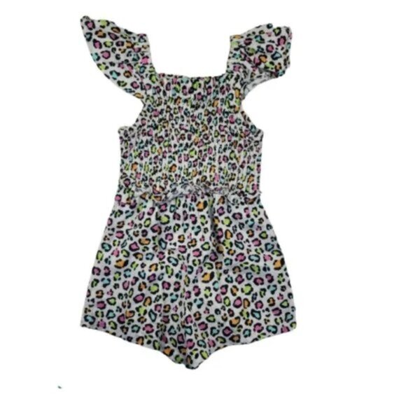 Vince Camuto Animal Print Romper Size 4 - Picture 2 of 7